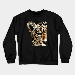 Protect Jaguars #1Black Background Crewneck Sweatshirt